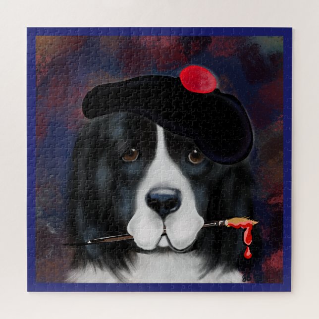 Puzzle Perro Terranova (Horizontal)