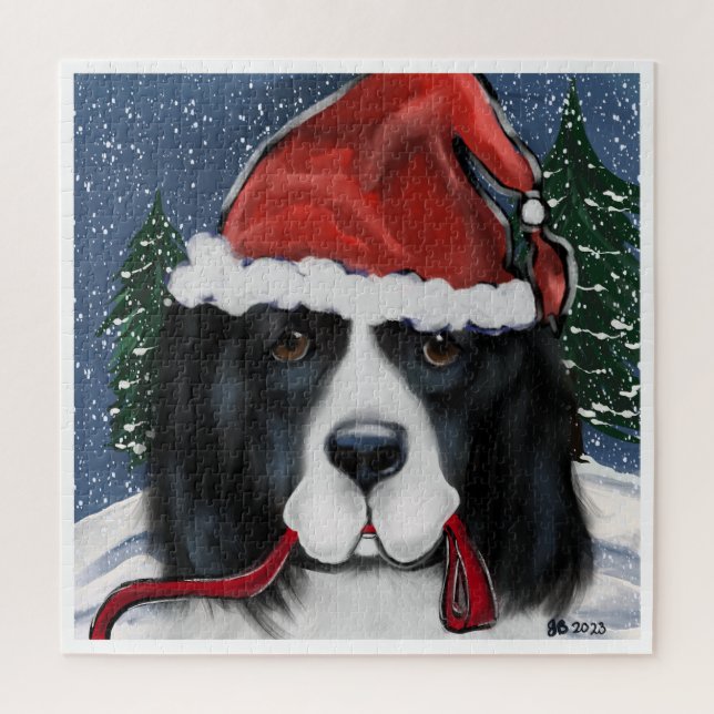 Puzzle Perro Terranova (Vertical)