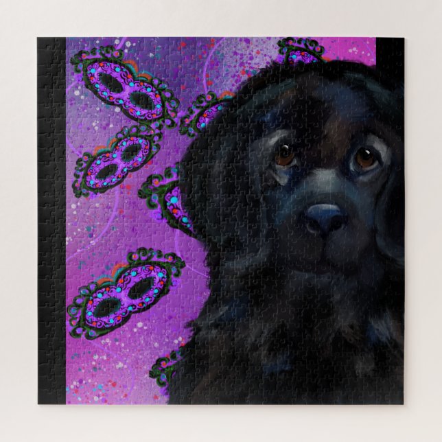 Puzzle Perro Terranova               (Vertical)