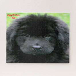Puzzle Perro Terranova.
