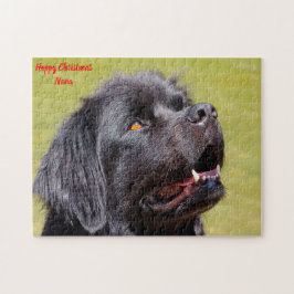 Puzzle Perro Terranova.