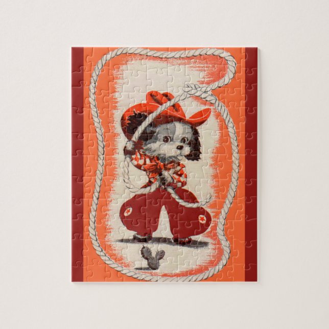 Puzzle perro vaquero (Vertical)