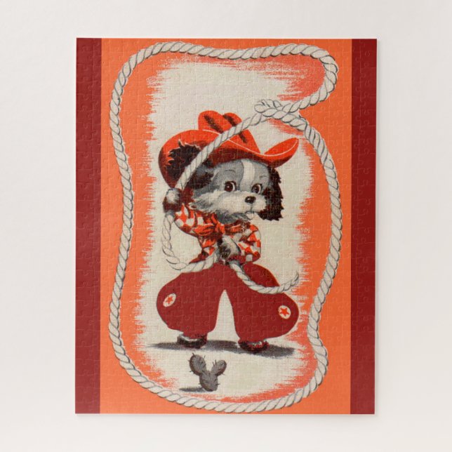 Puzzle perro vaquero (Vertical)