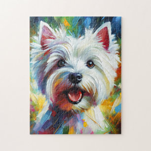 Puzzle Perro West Highland White Terrier (Westie) Acrílic