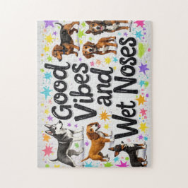 Puzzle Perros, buenos vibraciones y narices húmedos Doodl