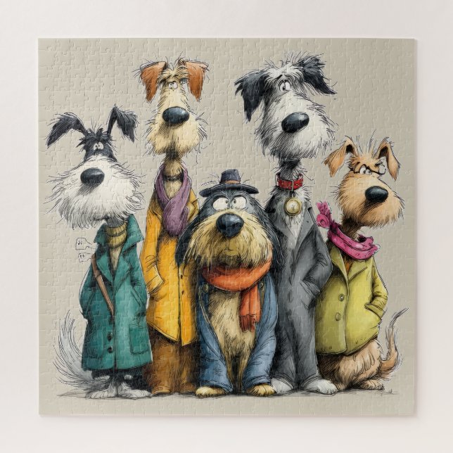 Puzzle Perros caprichosos (Vertical)