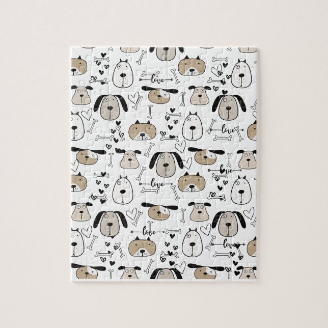 Puzzle Perros de amor (Vertical)