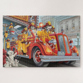 Puzzle Perros de bomberos