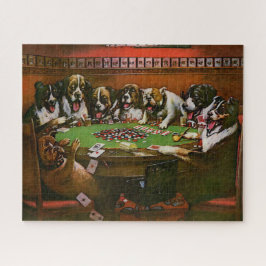Puzzle Perros de simpatía jugando póquer Coolidge 1903 