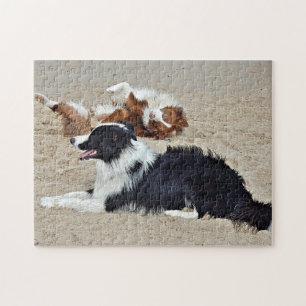 Puzzle - Perros en la playa
