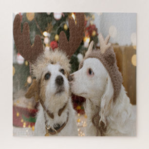 Puzzle Perros Enamorados en Vacaciones
