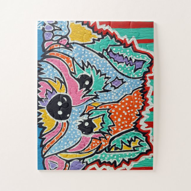 Puzzle Perros Mascotas de porcino de la zona oeste (Vertical)