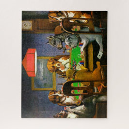 Puzzle Perros que juegan el póker