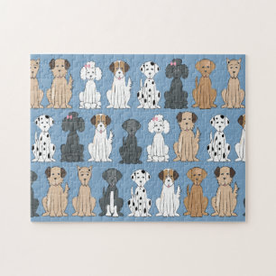 Puzzle Perros sonrientes