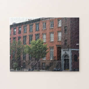 Puzzle Perry Street Brownstones West Village Manhattan NY