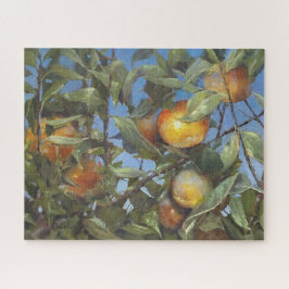 Puzzle Persimmon Fruit Tree Beautiful Original Artwork