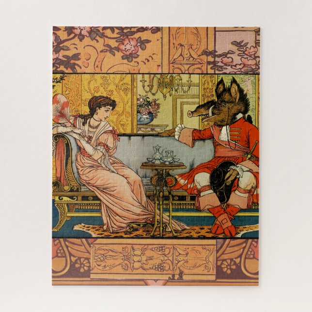 Puzzle Personajes Clásicos de Cuentos de Hadas Belleza Be (Vertical)