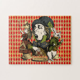 Puzzle Personajes Vintage de Wonderland