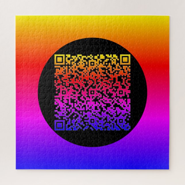 Puzzle Personaliza tu código QR Analizar información romp (Vertical)