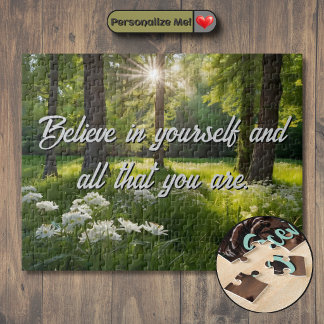 Puzzle Personaliza tus Flores del Bosque Motivacionales