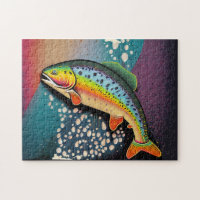 Personalizable de pesca de trucha arco iris