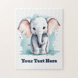 Puzzle Personalizable Pequeño elefante