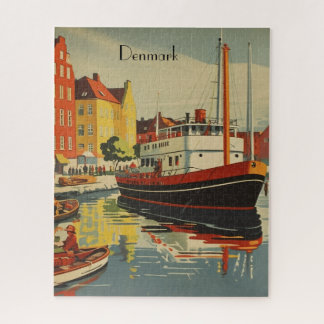 Puzzle Personalizable Poster de Viajes de Dinamarca