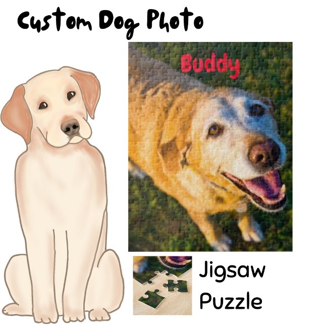 Puzzle Personalizable tu foto de perro (Subido por el creador)