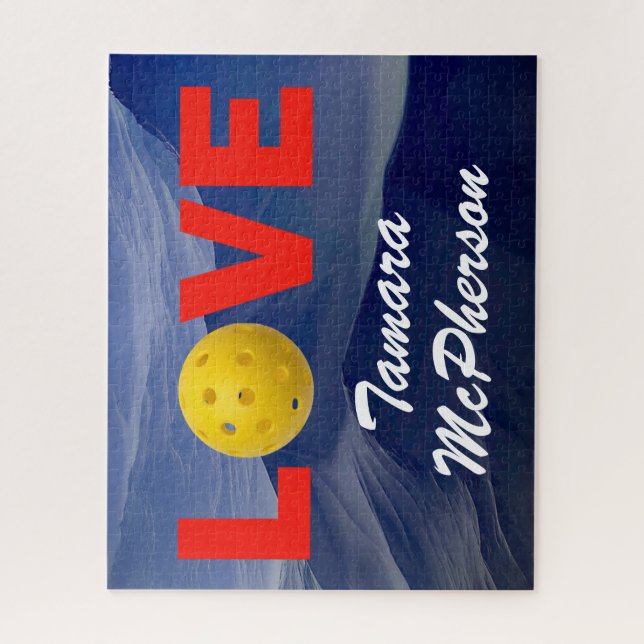 Puzzle Personalización de la bola de picante con el nombr (Vertical)