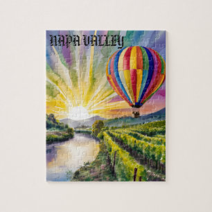 Puzzle Personalización del arte de Napa Valley Viaje en g
