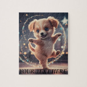 Puzzle Personalización Editar nombre de texto Cuto de bai