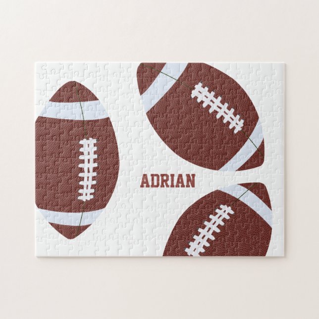 Puzzle Personalizada la gridiron Ball de fútbol americano (Horizontal)