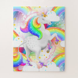 Puzzle Personalizada la Princesa Unicorn