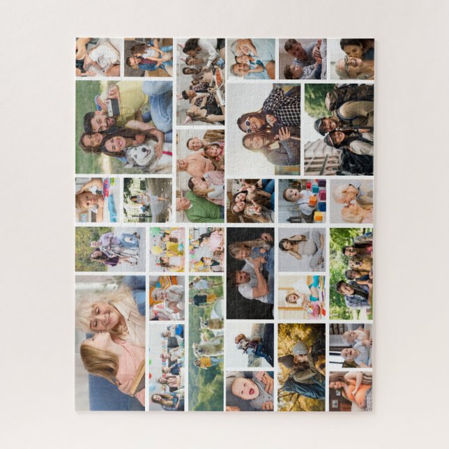 Puzzle Personalizado 31 Collage de fotos 520pcs Medio-Dif (Vertical)