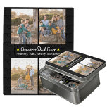 Puzzle Personalizado 4 Foto Gran Padre Nunca Padres Acríl<br><div class="desc">Personalice este rompecabezas acrílico del Día del Padre con sus fotos en este collage de cuatro fotos. Papá más grande que nunca con nombres de niños. Pega 116338323681003789 en la búsqueda del mayor tamaño. ⭐ PERSONALIZAR esta plantilla para cambiar las fotos. ⭐ MODIFICAR más la TI para realizar más cambios....</div>