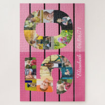 Personalizado 50 cumpleaños 14 Collage de fotos ro