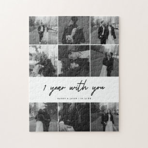 Puzzle Personalizado 9-Foto Pareja 1 año Aniversario