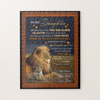 Puzzle Personalizado A Mi Hija De Papá,