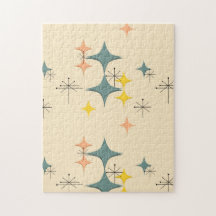 Personalizado atómico moderno de Eames Starbursts
