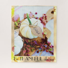 Puzzle Personalizado BE GRACIAS SIEMPRE Shabby Chic Farmh