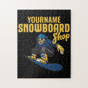 Puzzle Personalizado Boarder Snowboarding Shop Big Air