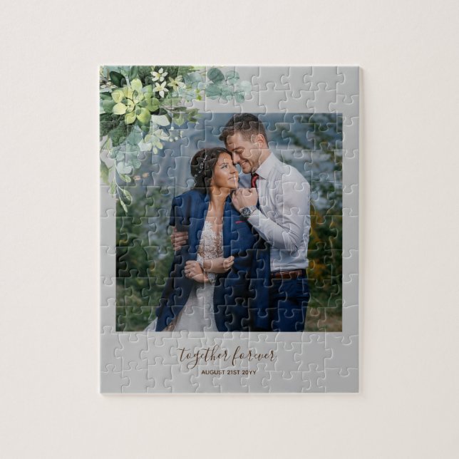 Puzzle Personalizado Bridesmaid Bridal Party Gifts Greene (Vertical)