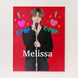 Puzzle Personalizado cantante de banda de fans de música