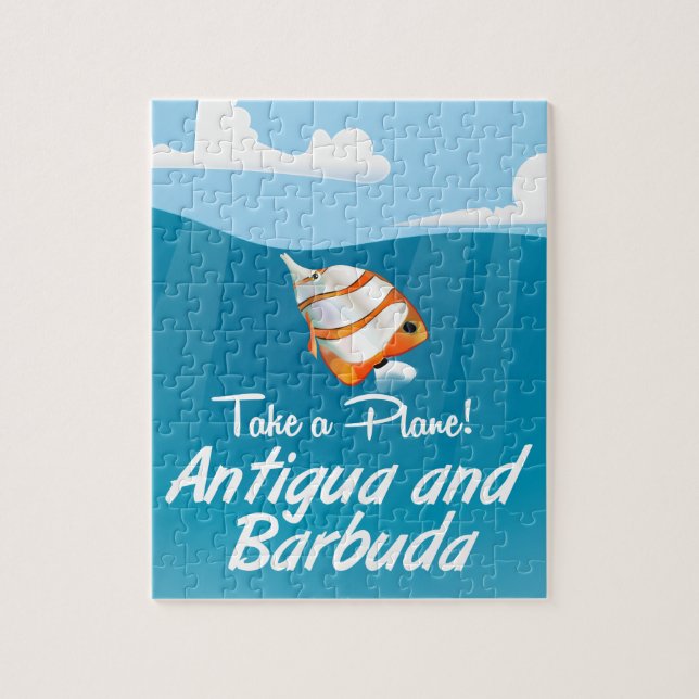 Puzzle Personalizado de afiches de viajes de vacaciones d (Vertical)