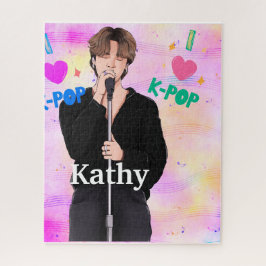 Puzzle Personalizado de cantante de banda de música K-Pop