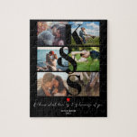 Puzzle Personalizado de Collage de fotos par regalos de p<br><div class="desc">Personalizado de Collage de fotos par regalos de presupuesto de texto</div>