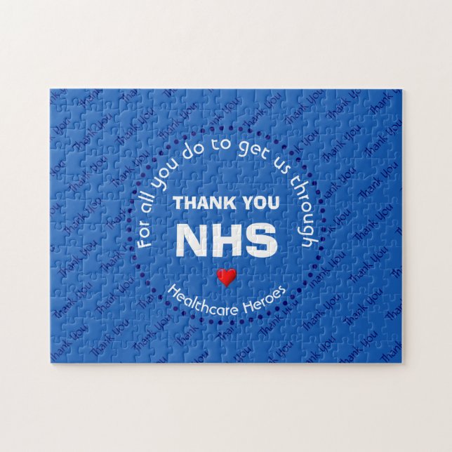 Puzzle Personalizado de enfermeras NHS para Héroes de la  (Horizontal)