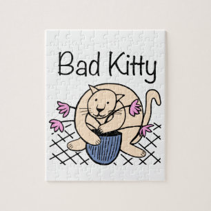 Puzzle Personalizado de gato travieso