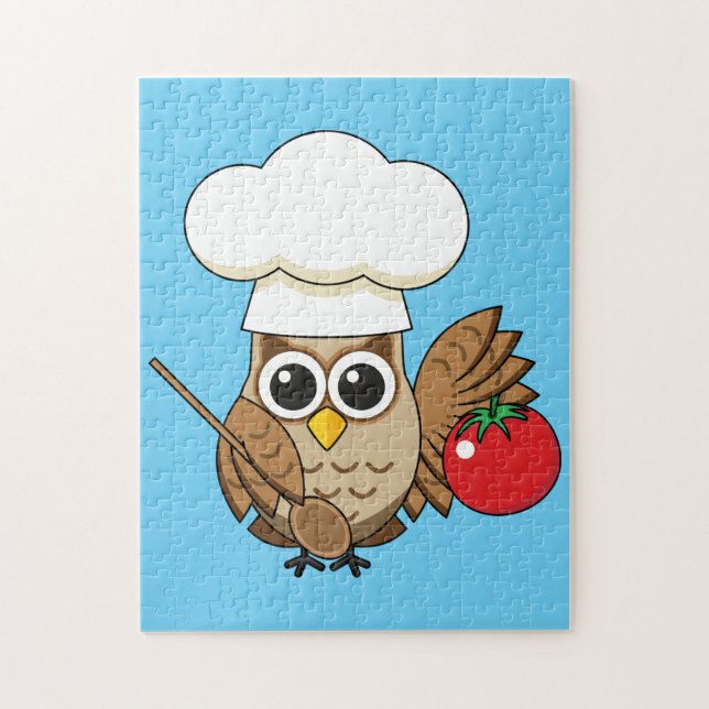 Puzzle Personalizado de Lechuza Cocina (Vertical)