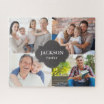 Puzzle Personalizado de mantenimiento de regalo de Collag<br><div class="desc">Celebra los momentos familiares de una manera creativa y significativa con este rompecabezas de fotos de la familia personalizado. Con múltiples fotos, este diseño te permite mostrar tus fotos más preciadas, ya sea de reuniones familiares, vacaciones, vacaciones o risas diarias. El elegante plato principal añade un toque elegante, haciendo que...</div>